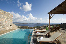 pool villa on Crete